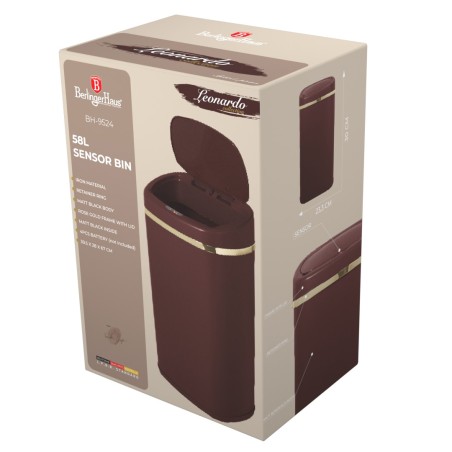 Cos gunoi cu senzor 58 litri, BH 9524, Leonardo Collection Berlinger Haus