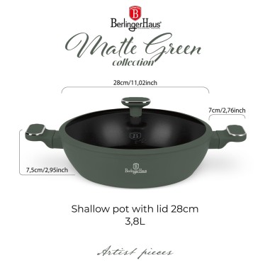 Cratita cu capac 30 cm,4.5 Litri, BH 8199 ,...