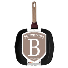 Tigaie tip grill, 28cm, BH 8297, Leonardo Nordic...