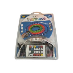 Bandă LED, 5 m,9622RGB, Multicolor, Smart Control și...