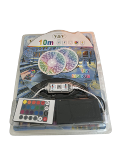 Bandă LED, 9632RGB, 300 LED-uri, 10 m, Multicolor, pentru...