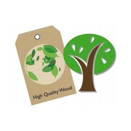 Joueco - Bucatarie lemn certificat FSC, Cu accesorii, Reglabila pe inaltime, 86x56 cm, 3 ani+, Multicolor Joueco - produs de cal