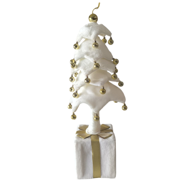 Brad decorativ plusat de Crăciun cu Lumini LED,...