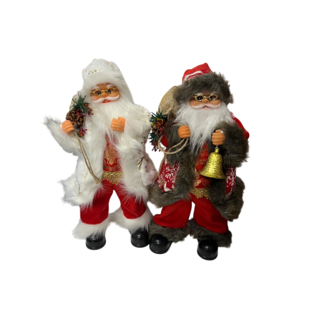Figurină Moș Crăciun 50 cm cu baterii – Model CX-22, culori diferite