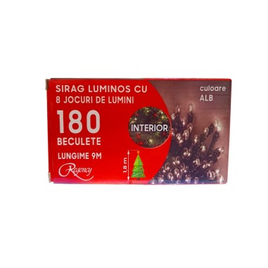 Instalatie de Craciun, 9 metri, sirag luminos...