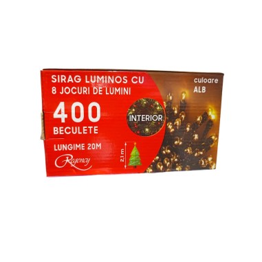 Instalatie de Craciun, 20 metri, sirag luminos...