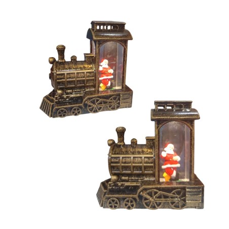 Locomotivă Decorativă de Crăciun cu LED – Diferite Modele, Cod 4869