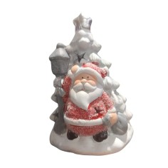 Ornament decorativ de Craciun din ceramica, cu Led, 15...