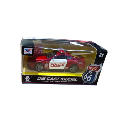Masina metalica politie cu 2 usi Mustang, K175