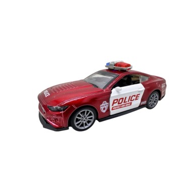 Masina metalica politie cu 2 usi Mustang, K175