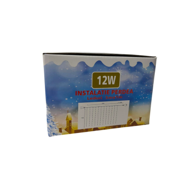 Instalatie perdea cu 200 leduri multicolor, 5...