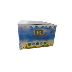 Instalatie perdea cu 240 leduri multicolora, 3x3 metri,...