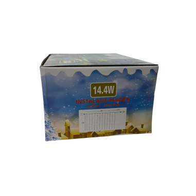 Instalatie perdea cu 240 leduri multicolora,...