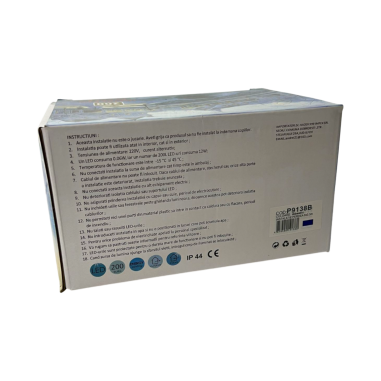 Instalatie perdea cu 200 leduri albastra, 8x0.5...