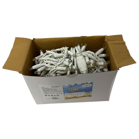 Instalatie liniara cu 120 leduri alb rece,15 metri, P9136