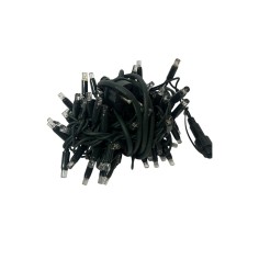 Instalatie liniara cu 100 leduri alb rece, 5 metri, P9134