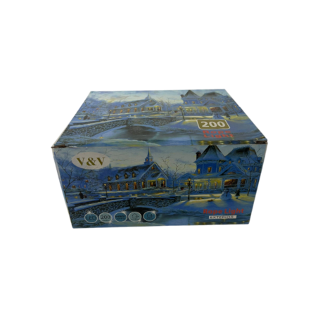 Instalatie liniara cu 200 leduri multicolor, 20 metri, P9114