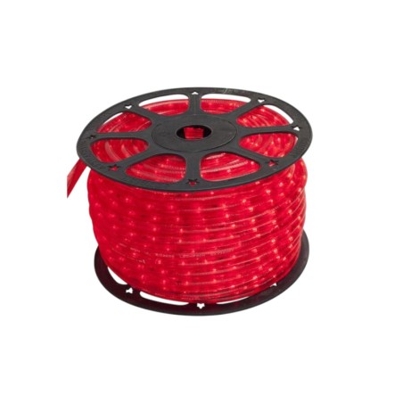 Instalatie furtun luminos rosu 100 metri/rola 1002R