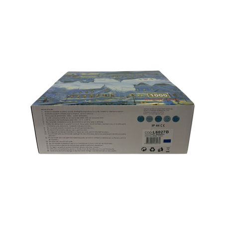 Instalatie liniara cu 1000 leduri albastra, 100 metri, 6027B