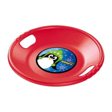 Sanie din plastic, in forma de farfurie, SPEED S, 56x7, rosie, ISTO-1788C