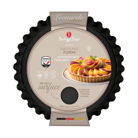 Tava tarta 28 x 3.5 cm BH 8630 Leonardo Collection Berlinger Haus