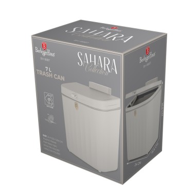 Coș de gunoi suspendat 7 litri BH 8887, Sahara...