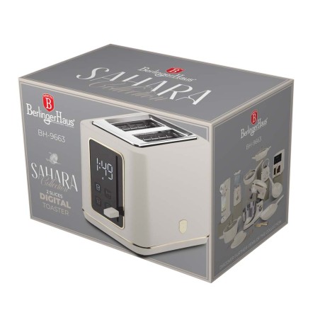 Prajitor de paine, cu afisaj digital LED, BH 9663, Sahara Collection, Berlinger Haus