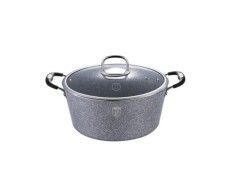 Oala cu capac 20 cm, Gray Stone Touch Line, Berlinger Haus, BH1151N