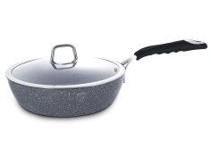 Tigaie cu capac adanca, 2.5 Litri, 24 cm, Gray Stone Touch Line, Berlinger Haus, BH 1165 - Berlinger Haus produs de vanzare-poza
