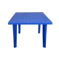 Masa pentru gradina din plastic patrata albastra...