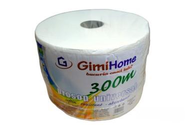 Prosop de hartie universal, 300 de metri, 2 straturi, GimiHome