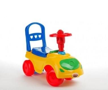 Masinuta fara pedale, Polo, Burak, multicolor, 45x24x36 cm - Burak Toys produs de vanzare-poza- 1