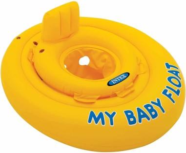 Colac gonflabila pentru inot bebelusi, Intex, My Baby Float, 56585, 70 cm, galben - Intex produs de vanzare-poza- 1