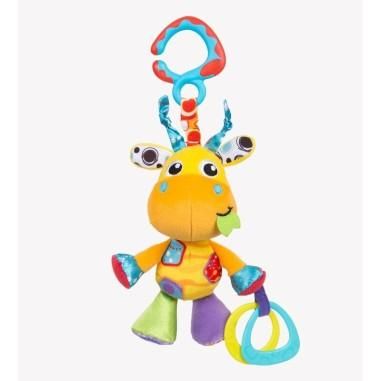 Jucarie pentru carucior, scoica auto si patut, Jerry Giraffe Munchimal, 32 cm, Playgro Playgro - produs de calitate si ieftin