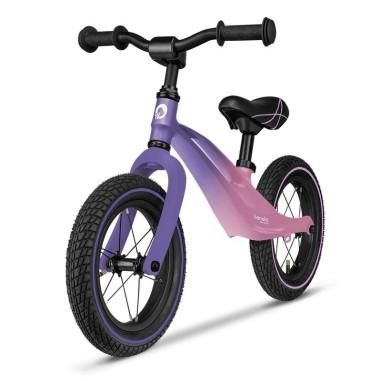 Bicicleta cu roti gonflabile, cu cadru din magneziu, fara pedale, 12 inch, Bart Air, Pink Violet Lionelo - produs de calitate si