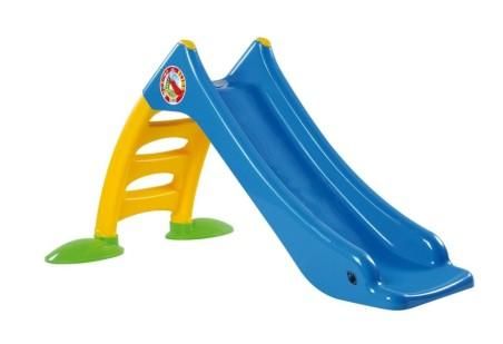 Tobogan copii mic, DOHANY, Albastru cu Galben, 130x85x76 cm - dohany produs de vanzare-poza- 1