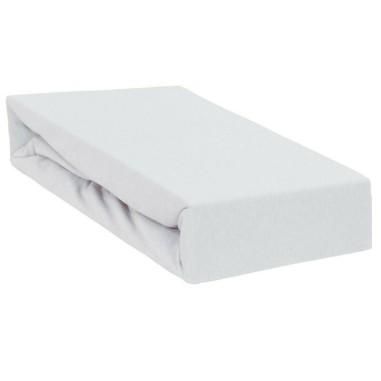 Qmini - Cearceaf impermeabil cu elastic, patut 120x60 cm, Din jerseu, Grey Qmini - produs de calitate si ieftin