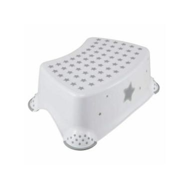 Inaltator de baie antiderapant, Stars, Cu baza antialunecare, 40.5 x 28.5 x 14 cm, Keeeper, White Keeeper - produs de calitate s