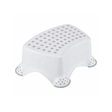 Inaltator de baie antiderapant, Stars, Cu baza antialunecare, 40.5 x 28.5 x 14 cm, Keeeper, White Keeeper - produs de calitate s