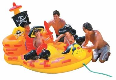 Centru de joaca gonflabil si acvatic pentru copii, Pirate Ship, Intex, 57457 - Intex produs de vanzare-poza- 1