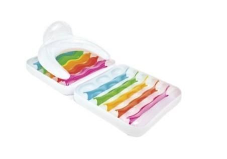 Saltea si fotoliu gonflabil 2 in 1, Intex, 198 x 94 cm, multicolor, 58847 - Intex produs de vanzare-poza- 1