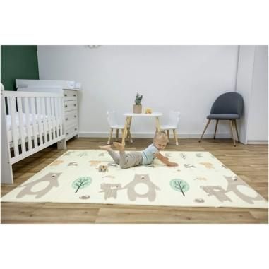 Covoras de joaca Magic Forest, 2 fete, Pliabil, Protectie imotriva loviturilor, mare, 200 x 150 cm, pentru interior si exterior 