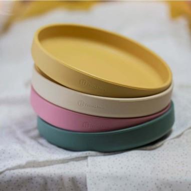 Bol din silicon fara BPA, Cu ventuza, TAKE&MATCH, 6 luni+, 350 ml, Verde Inchis Petite&Mars - produs de calitate si ieftin