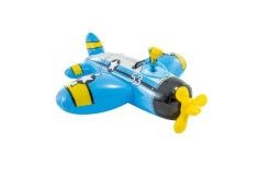 Saltea gonflabila copii, Intex, 57537, Ride-on, avion pentru piscina, 132 x 130 cm, diverse culori - Intex produs de vanzare-poz