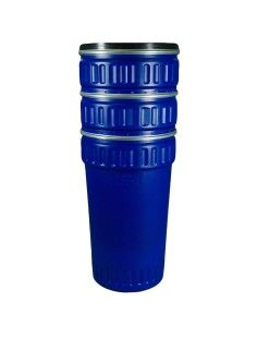 Bidon 220 litri, conic, cu cerc metalic, Sterk, Plastic Albastru - Sterk produs de vanzare-poza- 1