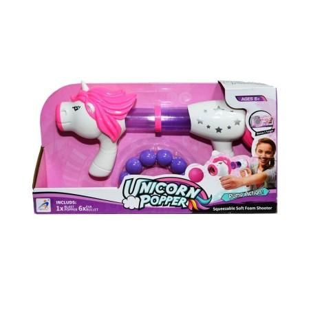 Pistol Cu Bile pentru copii, Unicorn, Roz - Roben Toys produs de vanzare-poza- 1
