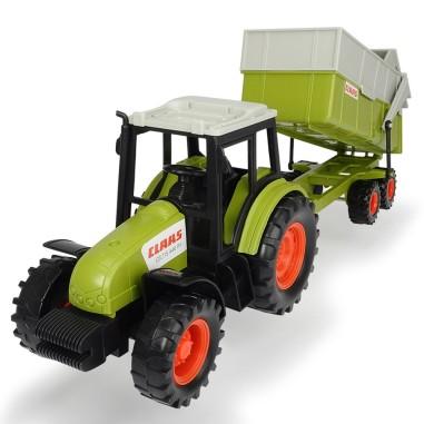 Tractor Dickie Toys Class Celtis 446 RX cu remorca