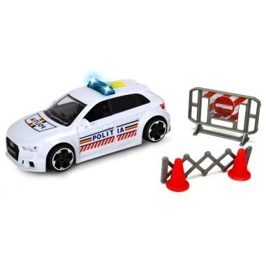 Masina de politie Dickie Toys Audi RS3 cu accesorii