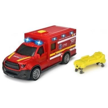 Masina ambulanta Dickie Toys City Ambulance SMURD cu accesorii