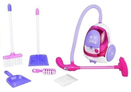 Set aspirator de jucarie pentru copii si accesorii, cu lumini si sunete, LeanToys, 1742